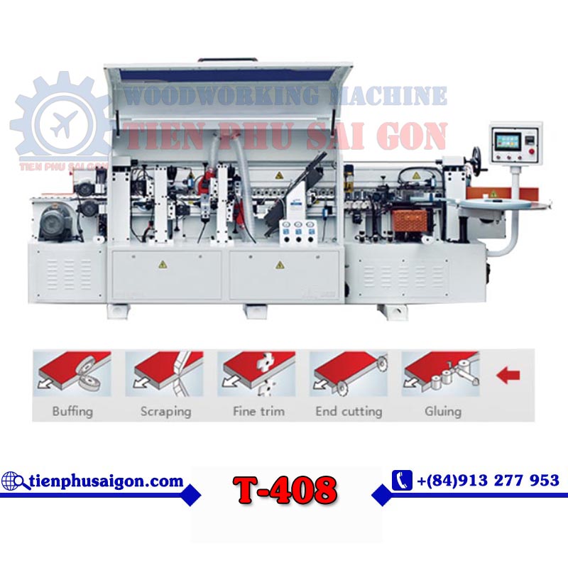 MÁY DÁN CẠNH THẲNG VÁN CÔNG NGHIỆP 5 CHỨC NĂNG