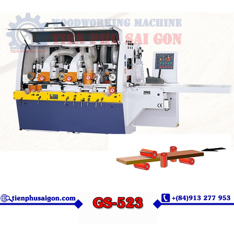 MÁY BÀO GỖ BỐN MẶT